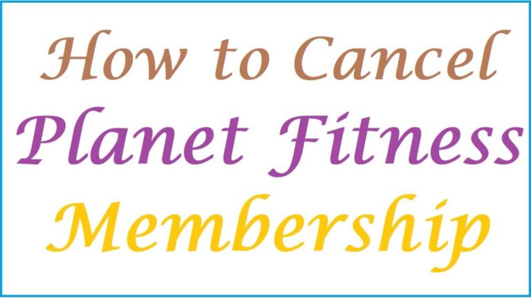 How to Cancel Planet Fitness Membership